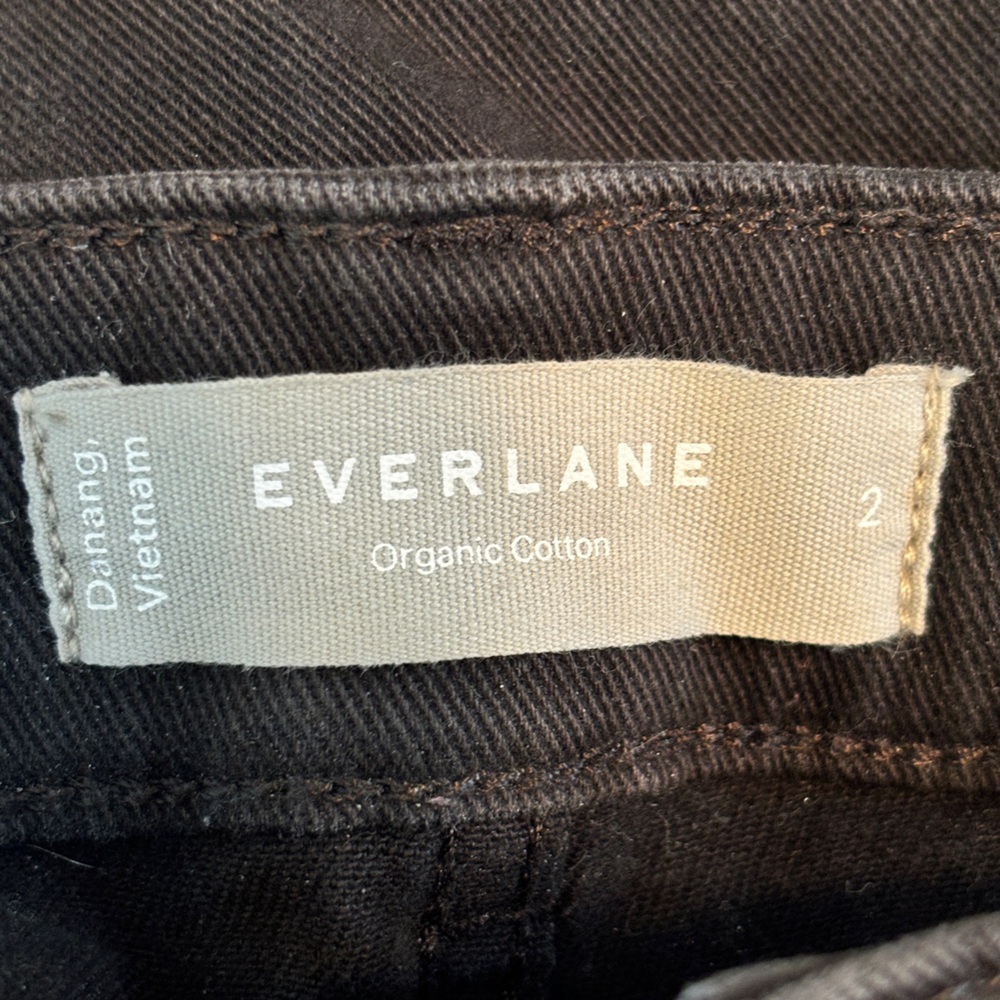 Everlane Black High-Rise Wide-Leg Jeans - Picture 6 of 12
